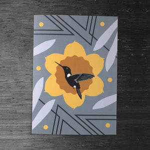 Birds and Bees Pollinators Greeting Card set
