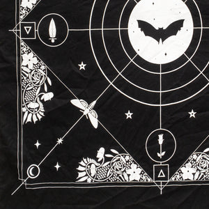 Night Garden Tarot Cloth and Sticker Set