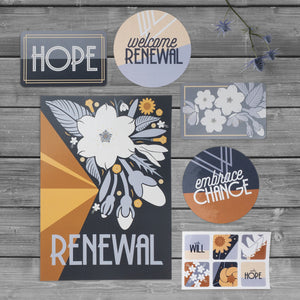 Hope and Renewal Spring Sticker Pack