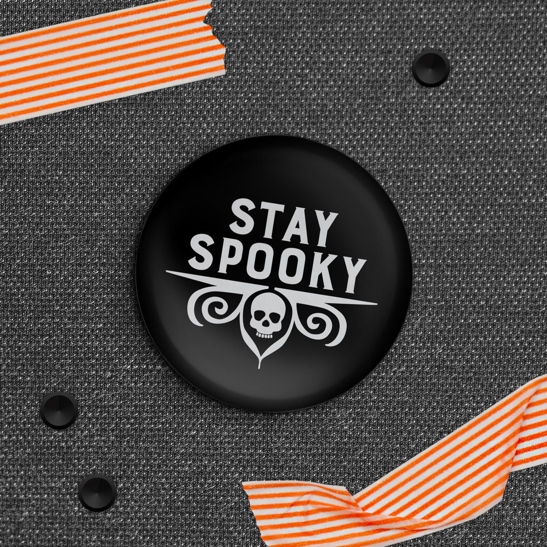 Stay Spooky Button – Crowglass Design